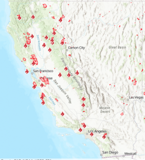 Status of California Fires August 15 - 25, 2020 - Fire Safe San Mateo